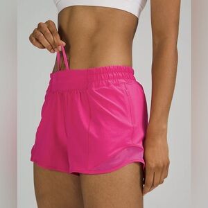 Lululemon Hotty Hot 4” High-Rise Short Sonic Pink 8